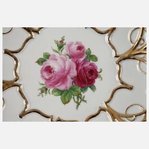 Meissen Prunkschale "Rosenbukett"