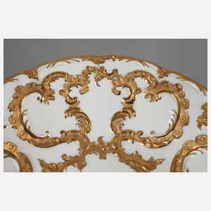 Meissen Prunkschale Golddekor