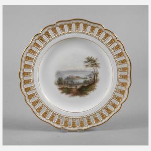 Meissen kleiner Ansichtenteller Insel Mainau