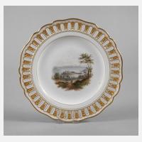 Meissen kleiner Ansichtenteller Insel Mainau111