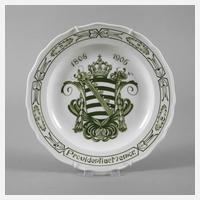 Meissen Jubiläumsteller Königreich Sachsen111