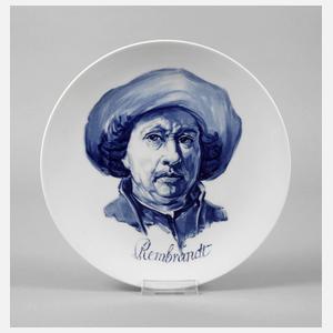 Meissen Wandteller "Rembrandt"