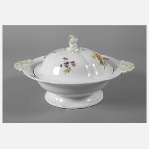 Meissen Deckelschüssel/Gemüsenapf "Blume 1"