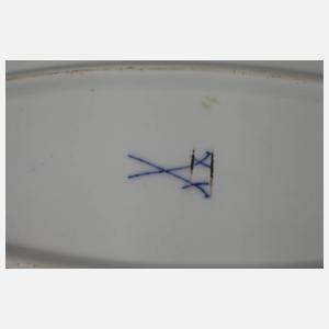 Meissen große ovale Platten "Blume 1"