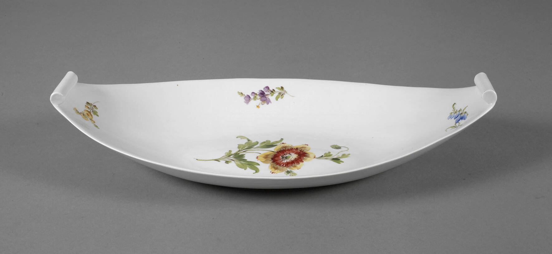 Meissen große Gondelschale "Blume 1"