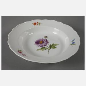 Meissen fünf Suppenteller "Blume 1"