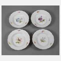 Meissen fünf Suppenteller "Blume 1"111
