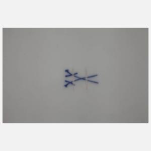 Meissen fünf Speiseteller "Blume 1"