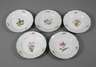 Meissen fünf Speiseteller "Blume 1"