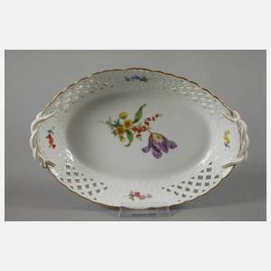 Meissen Durchbruchschale und Durchbruchteller