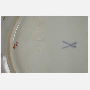 Meissen Durchbruchschale und Durchbruchteller