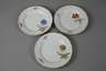 Meissen sechs Speiseteller "Blume 2 schräg"