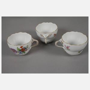 Meissen Kaffeeservice "Blume 3 schräg"