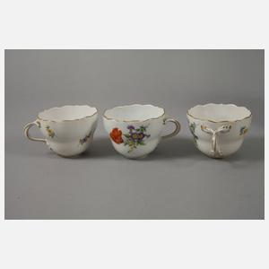 Meissen Kaffeeservice "Blume 3, schräg"