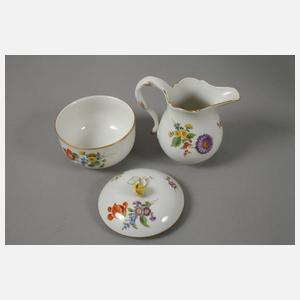Meissen Kaffeeservice "Blume 3, schräg"