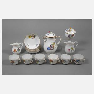 Meissen Mokkaservice "Blume 3"