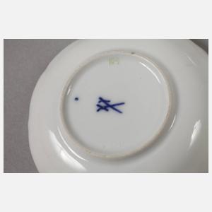 Meissen Konvolut Schälchen Blumenmalerei