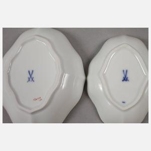 Meissen Konvolut Schälchen Blumenmalerei