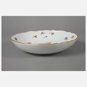 Meissen runde Schale "Blumenbukett"