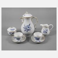 Meissen Tête-à-Tête "Blaue Blume mit Insekten"111