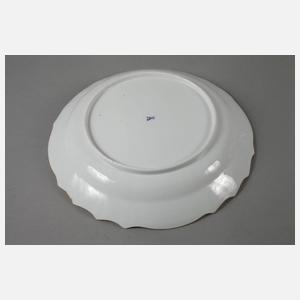 Meissen runde Schale "Blumen und Insekten"