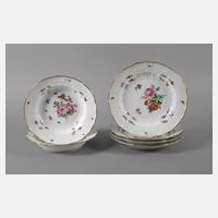 Meissen Konvolut Teller "Blumen und Insekten"111