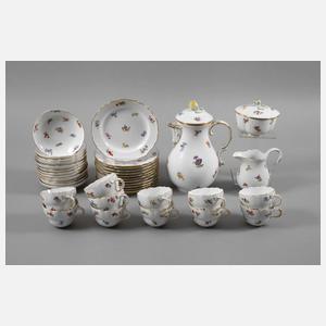 Meissen Kaffeeservice Streublümchendekor