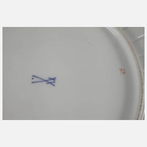 Meissen Kuchenplatte Streublümchendekor