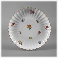Meissen Kuchenplatte Streublümchendekor111