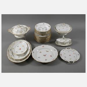 Meissen Speiseservice Streublümchendekor