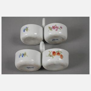 Meissen Paar Menagen Streublümchendekor