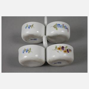 Meissen Paar Menagen Streublümchendekor