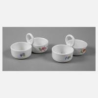 Meissen Paar Menagen Streublümchendekor111