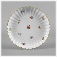 Meissen Fächerschale Streublümchendekor111