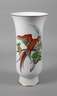 Meissen große Vase mit Papageimotiv