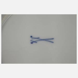 Meissen drei Dessertteller "Fruchtmalerei"