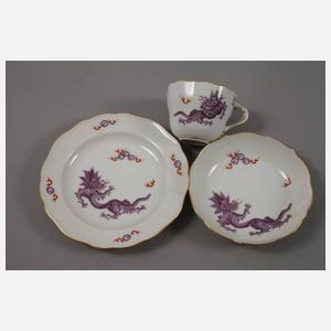 Meissen Mokkaservice "Mingdrache"