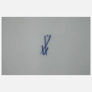 Meissen vier Kuchenteller "Reicher Drache, braun"