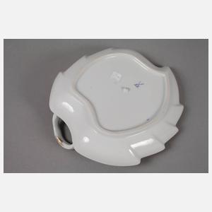 Meissen Blattschale Indischmalerei