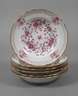 Meissen sechs Suppenteller "Indische Malerei, purpur"