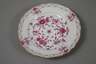 Meissen sechs Speiseteller "Indische Malerei, purpur"