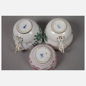 Meissen Konvolut Indischmalerei