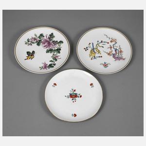 Meissen Konvolut Zierteller