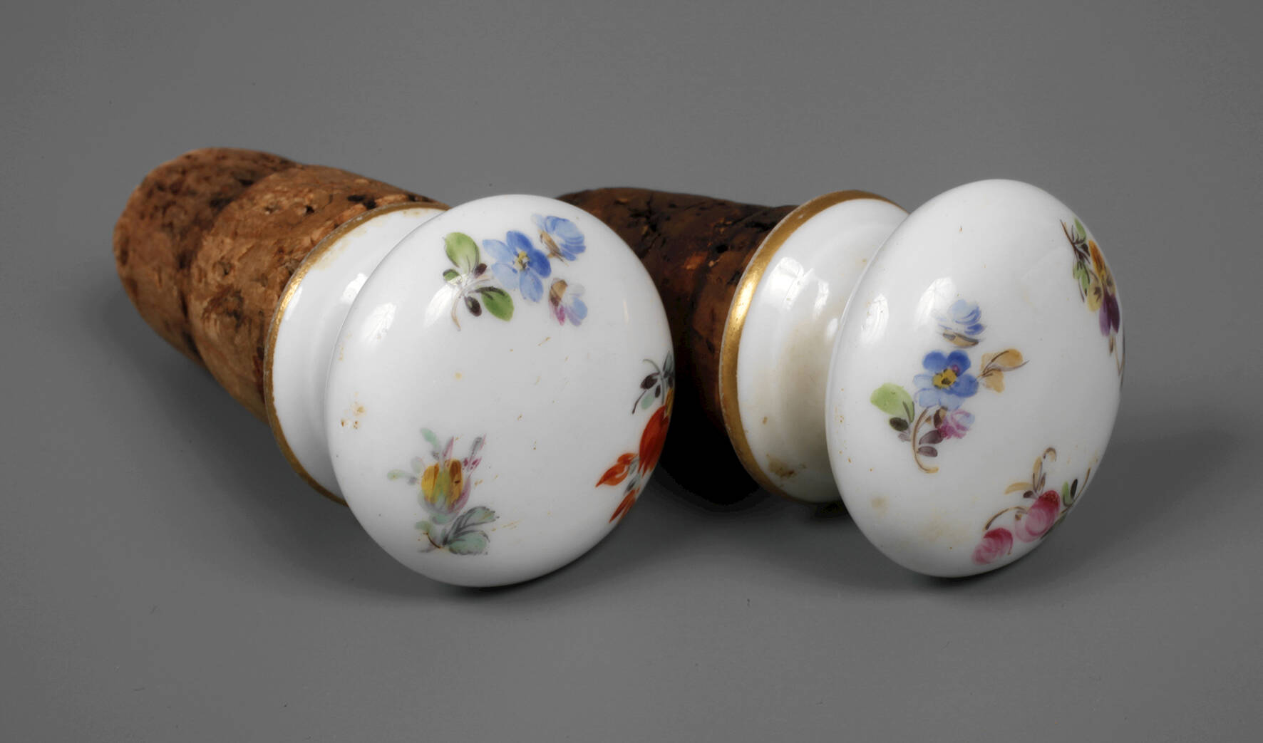 Meissen Paar Flaschenstöpsel