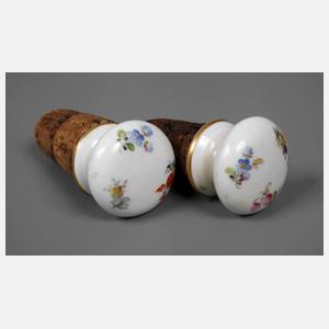 Meissen Paar Flaschenstöpsel