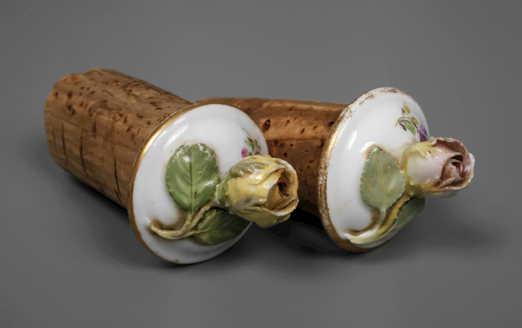 Meissen Paar Flaschenstöpsel