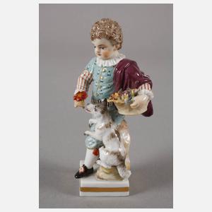 Meissen "Gärtnerkind mit Hund"
