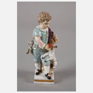 Meissen "Gärtnerkind mit Hund"