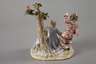 Meissen "Dame mit Harlekin und Papagei"