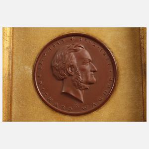 Meissen Plakette Richard Wagner